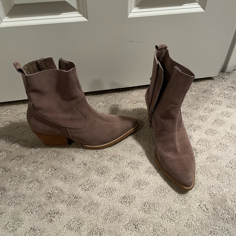 Jeffrey Campbell Mauve Ankle Booties